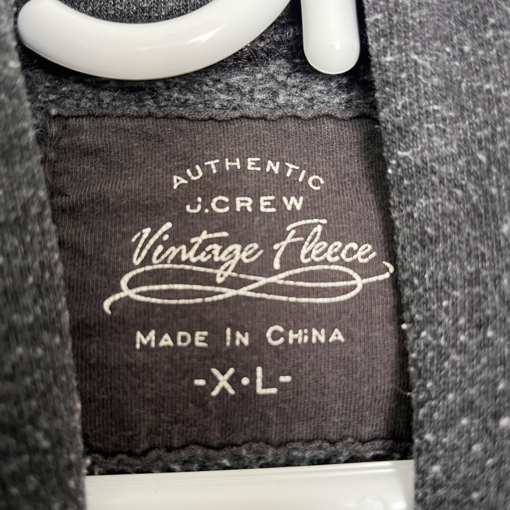 Authentic J Crew Vintage Fleece Hoodie - Picture 2 of 3